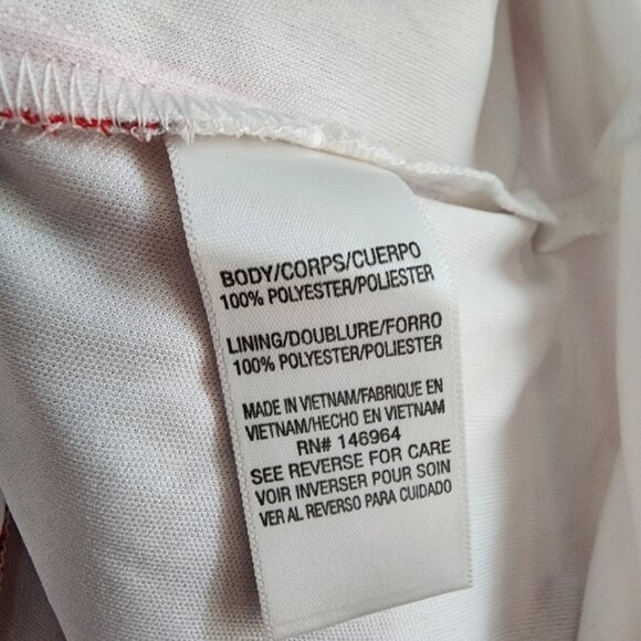 Julia Jordan Dress Womens Size 12 Red White Floral Hi Lo Lightweight Flowy Maxi - Picture 6 of 7